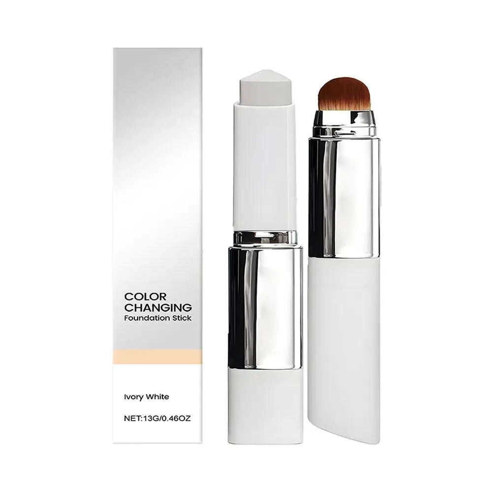 2-in-1 Color-Changing Foundation Stick, 13g, Lightweight Moisturizing Cream Formula