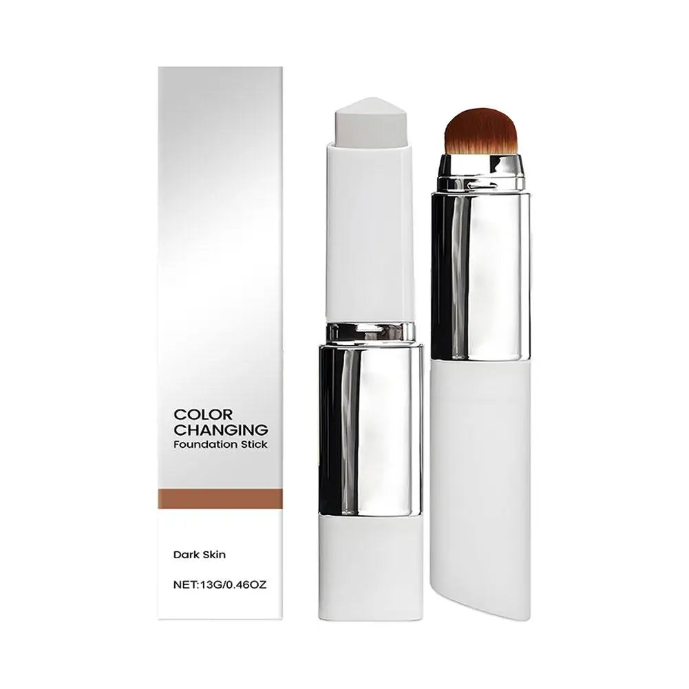 2-in-1 Color-Changing Foundation Stick, 13g, Lightweight Moisturizing Cream Formula
