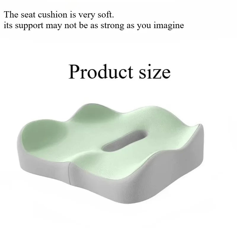 Memory Foam Seat Cushion and Back Cushion for Office, School, and Travel