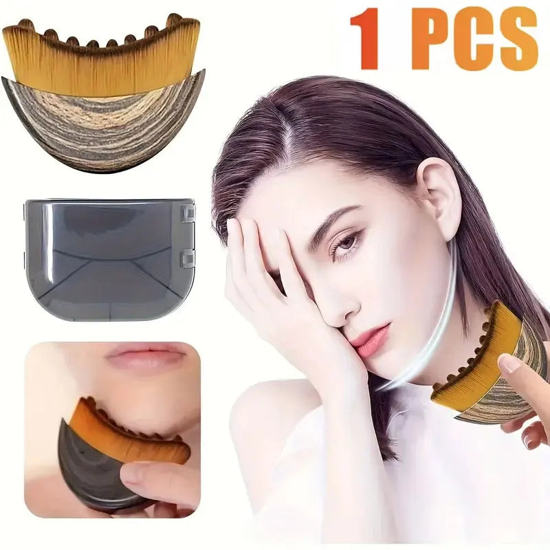 Lymphatic Face Brush for Chin and Jawline, Plastic, 1 Piece, 60 x 60 x 30 mm