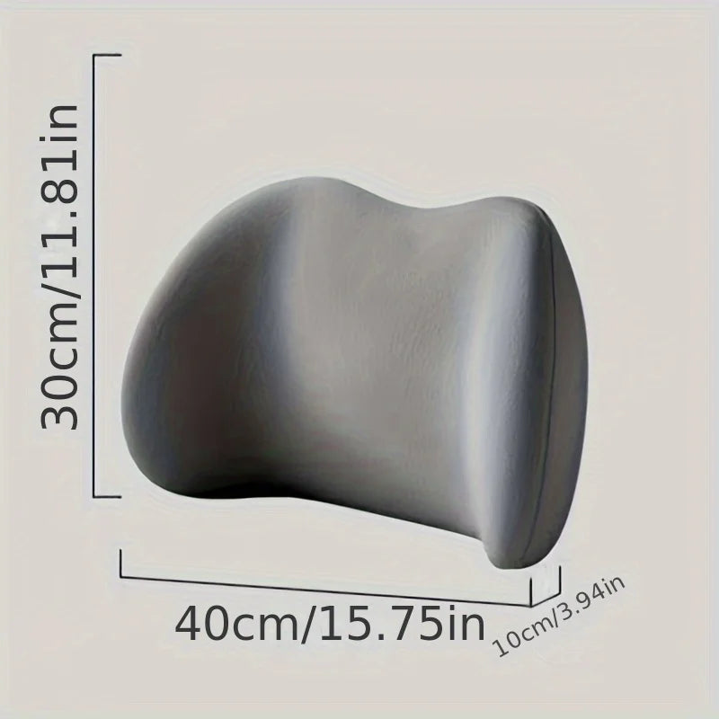 Memory Foam Lumbar Support Cushion for Back, Office Seating, Mixed Color