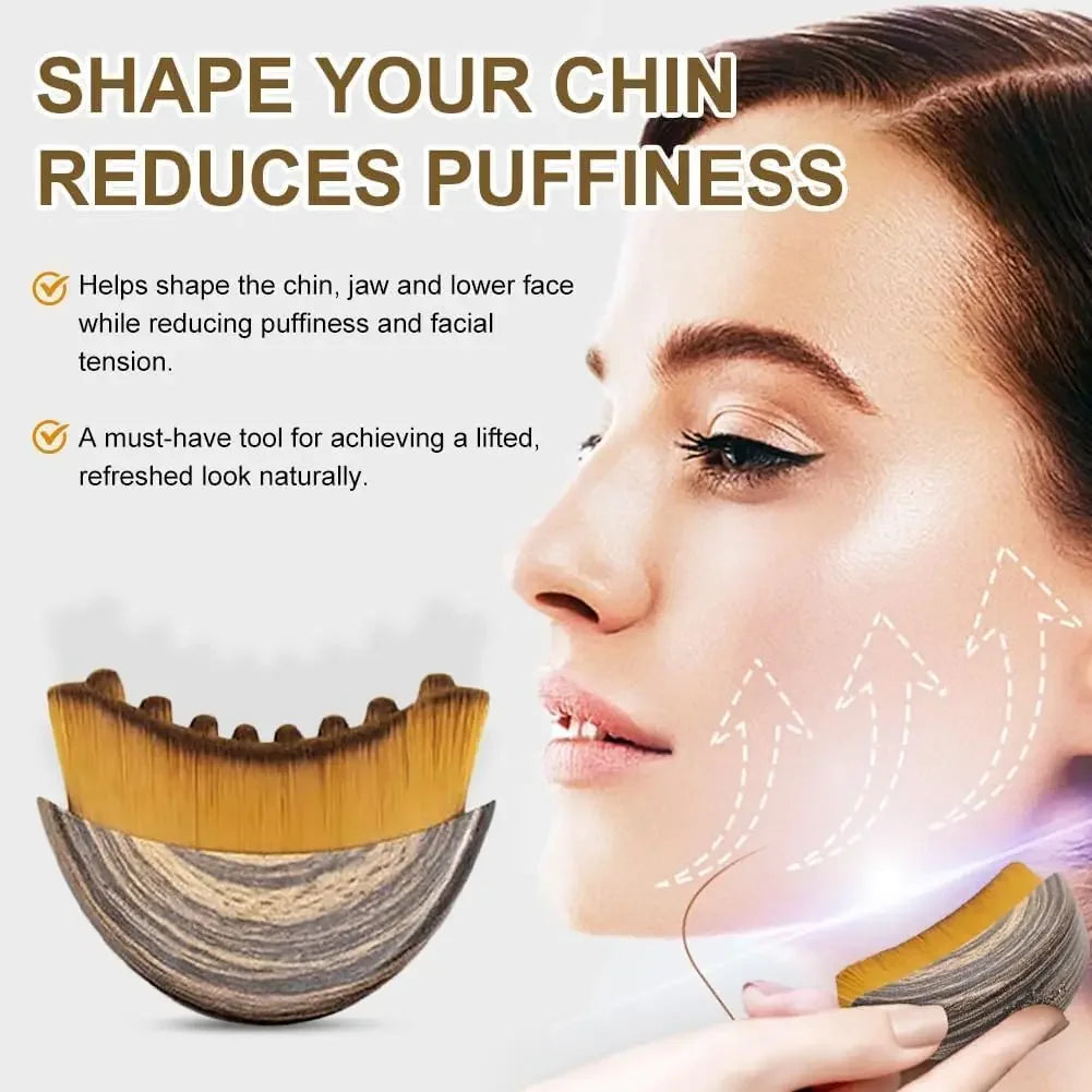 Lymphatic Face Brush for Chin and Jawline, Plastic, 1 Piece, 60 x 60 x 30 mm