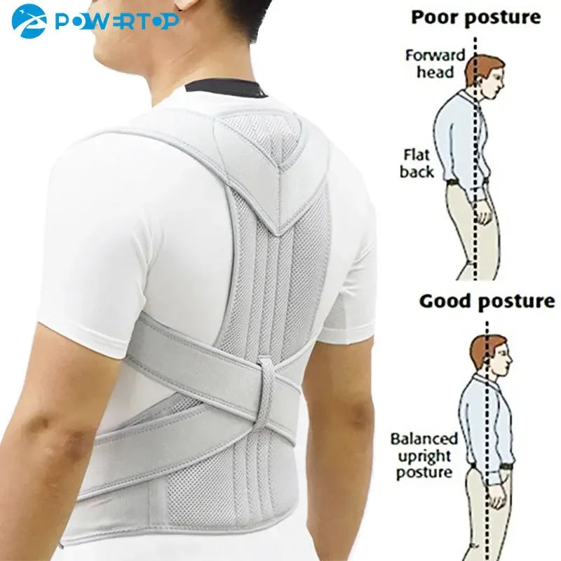 Adjustable Posture Corrector Back Brace for Men and Women