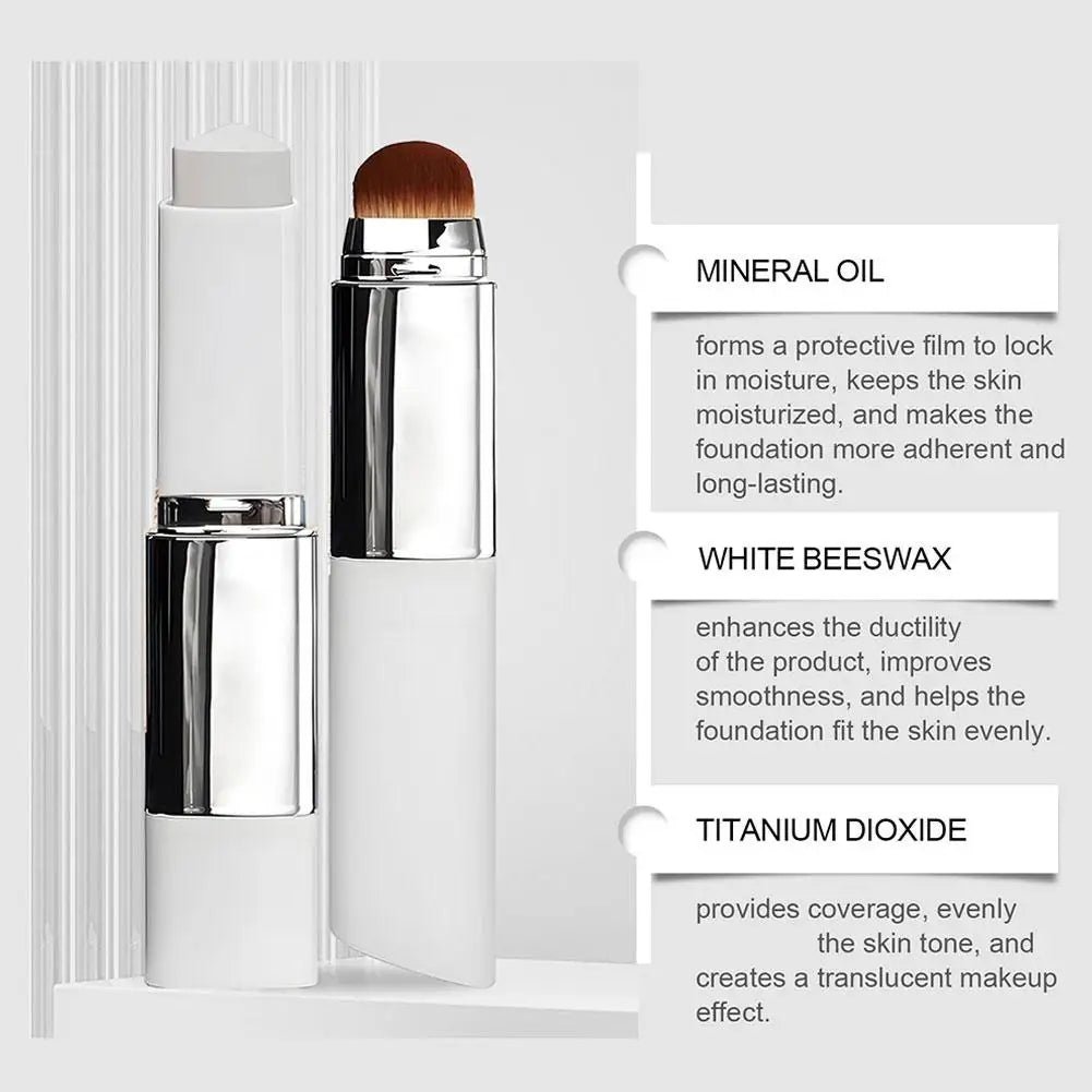 2-in-1 Color-Changing Foundation Stick, 13g, Lightweight Moisturizing Cream Formula