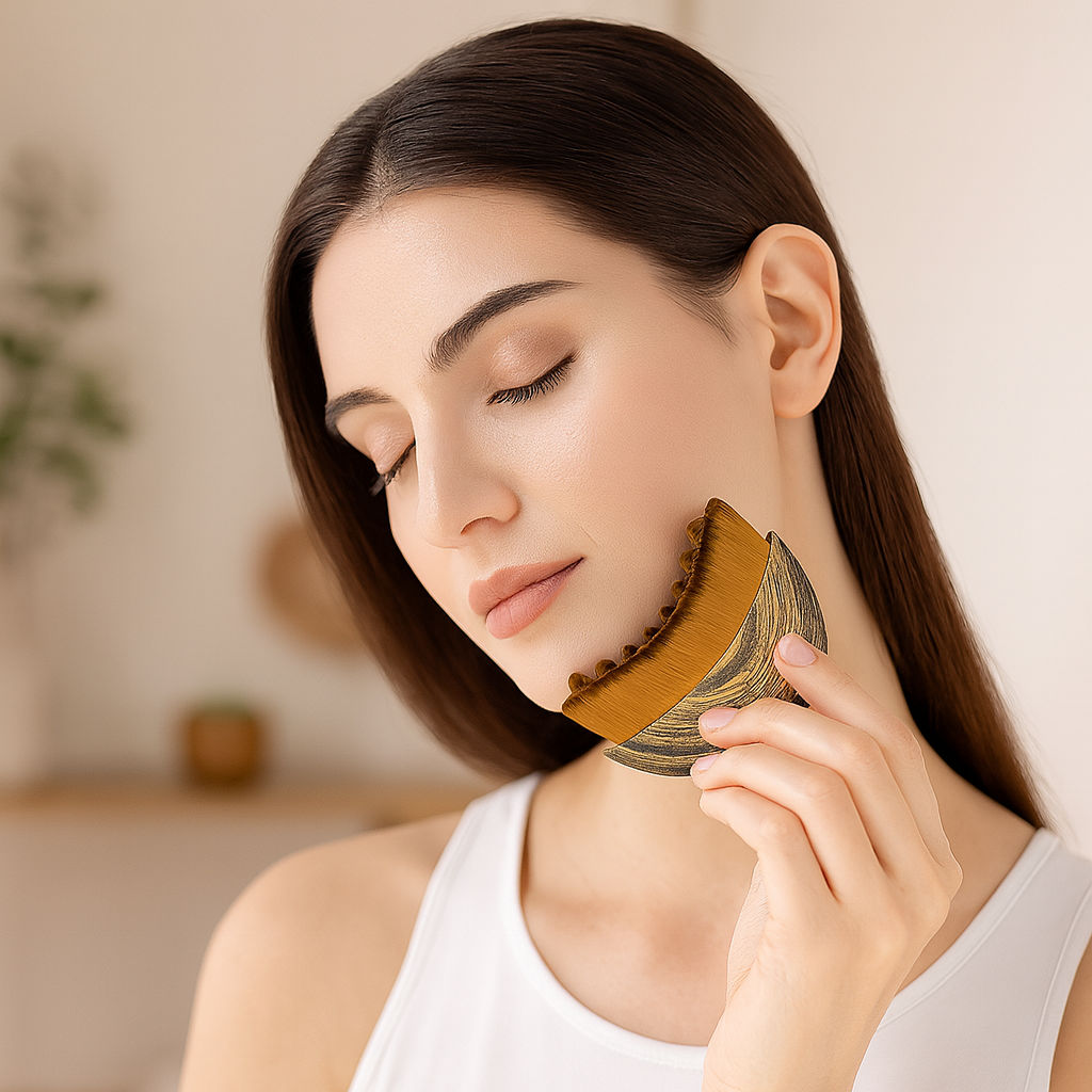 Lymphatic Face Brush for Chin and Jawline, Plastic, 1 Piece, 60 x 60 x 30 mm
