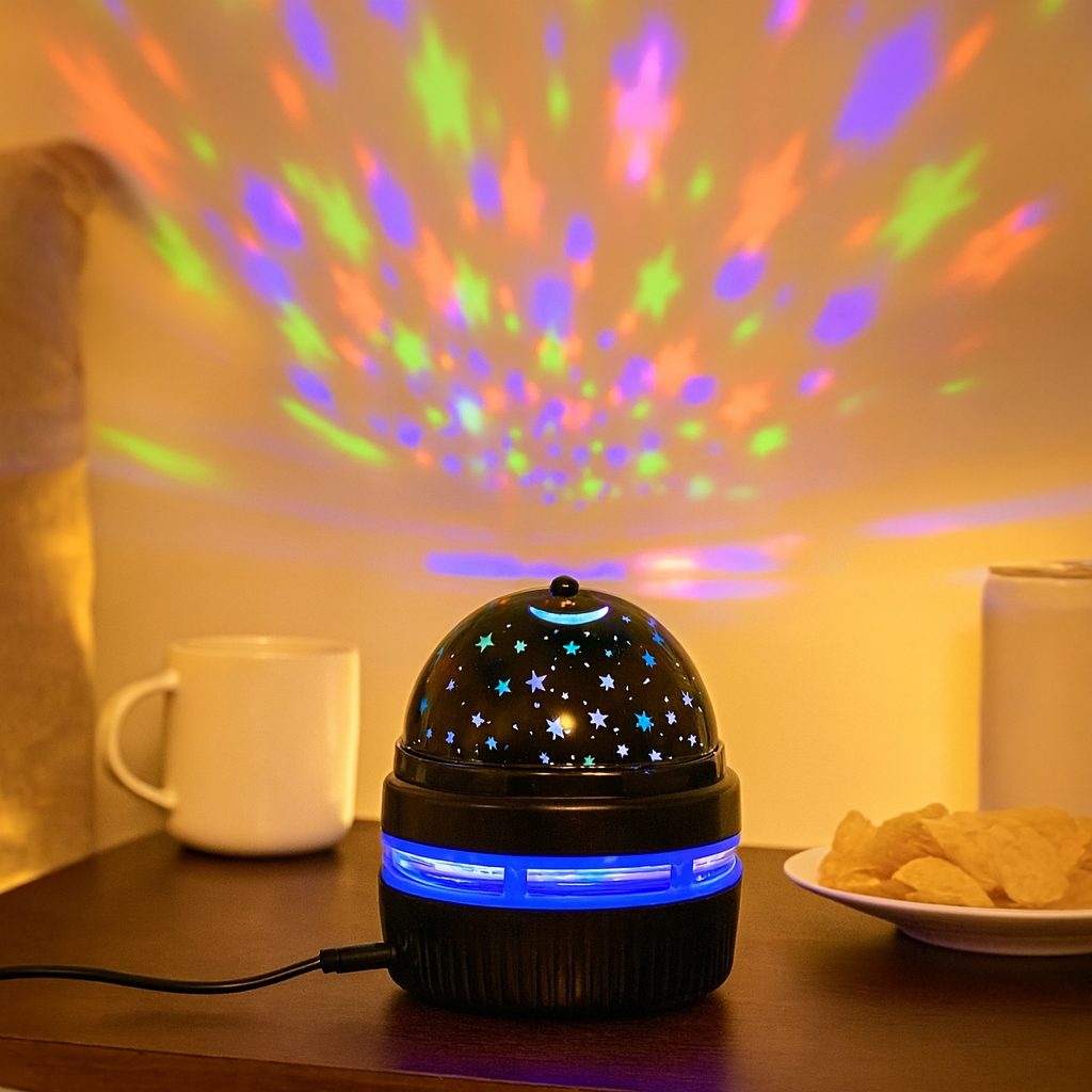 Aurora Borealis Starry Sky Projector LED Galaxy Night Light with Remote, 7 Modes