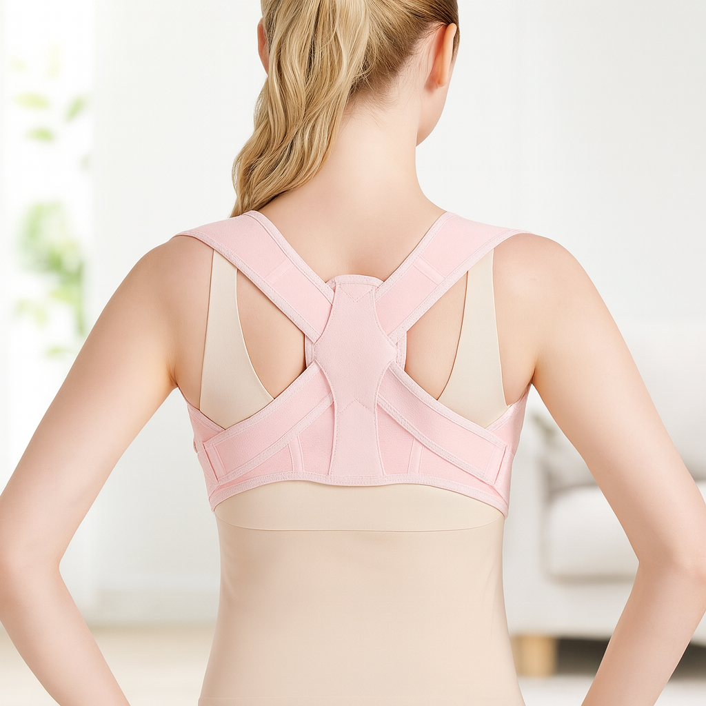 Adjustable Upper Back Posture Corrector Brace for Men and Women