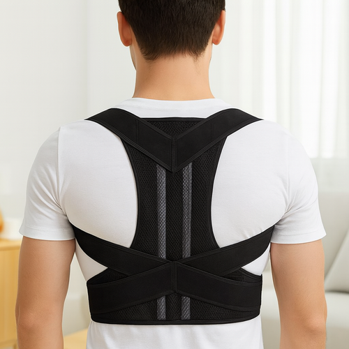Adjustable Back Posture Corrector Brace for Clavicle Support, Unisex