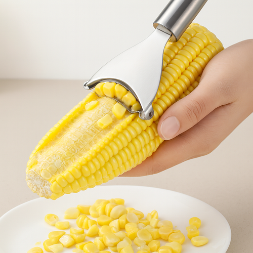 1pc Corn Cob Stripper, Multifunctional Kitchen Vegetable Peeler