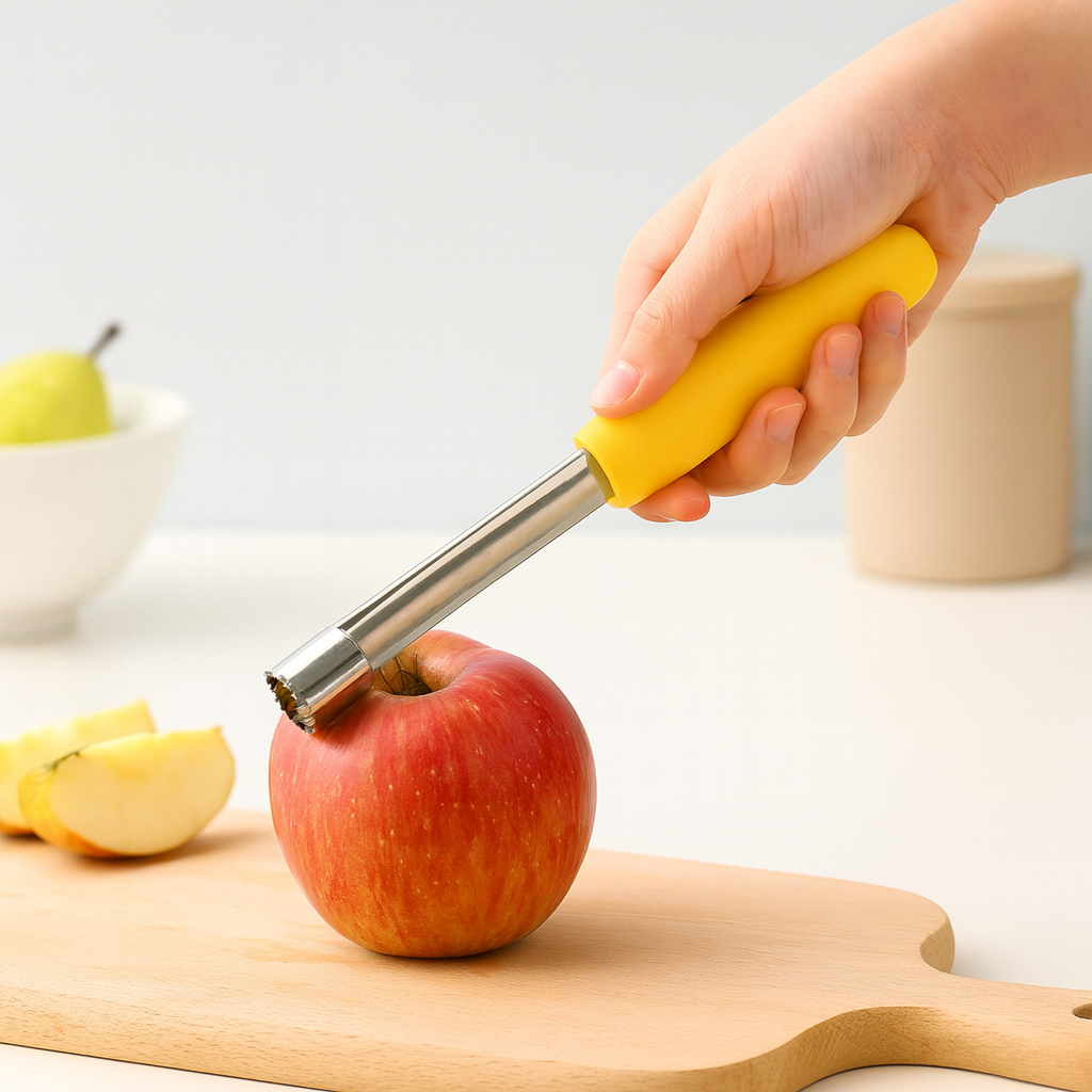 Apple Corer and Pitter Twist Fruit Seed Remover Kitchen Tool