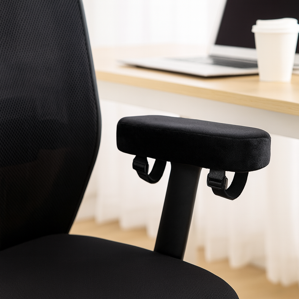 Memory Foam Office Chair Armrest Pad, 1 Piece, Universal Fit